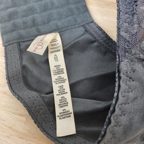 Rhonda Shear Pin Up Bras, 3 pack, Style: 673BP, XL - Picture 3 of 4